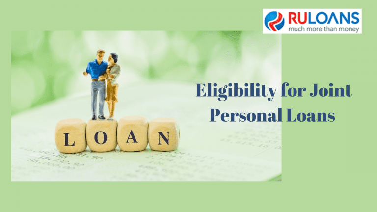 Eligibility for Joint Personal Loans