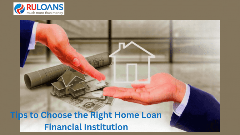 Selecting the Right Home Loan Fi
