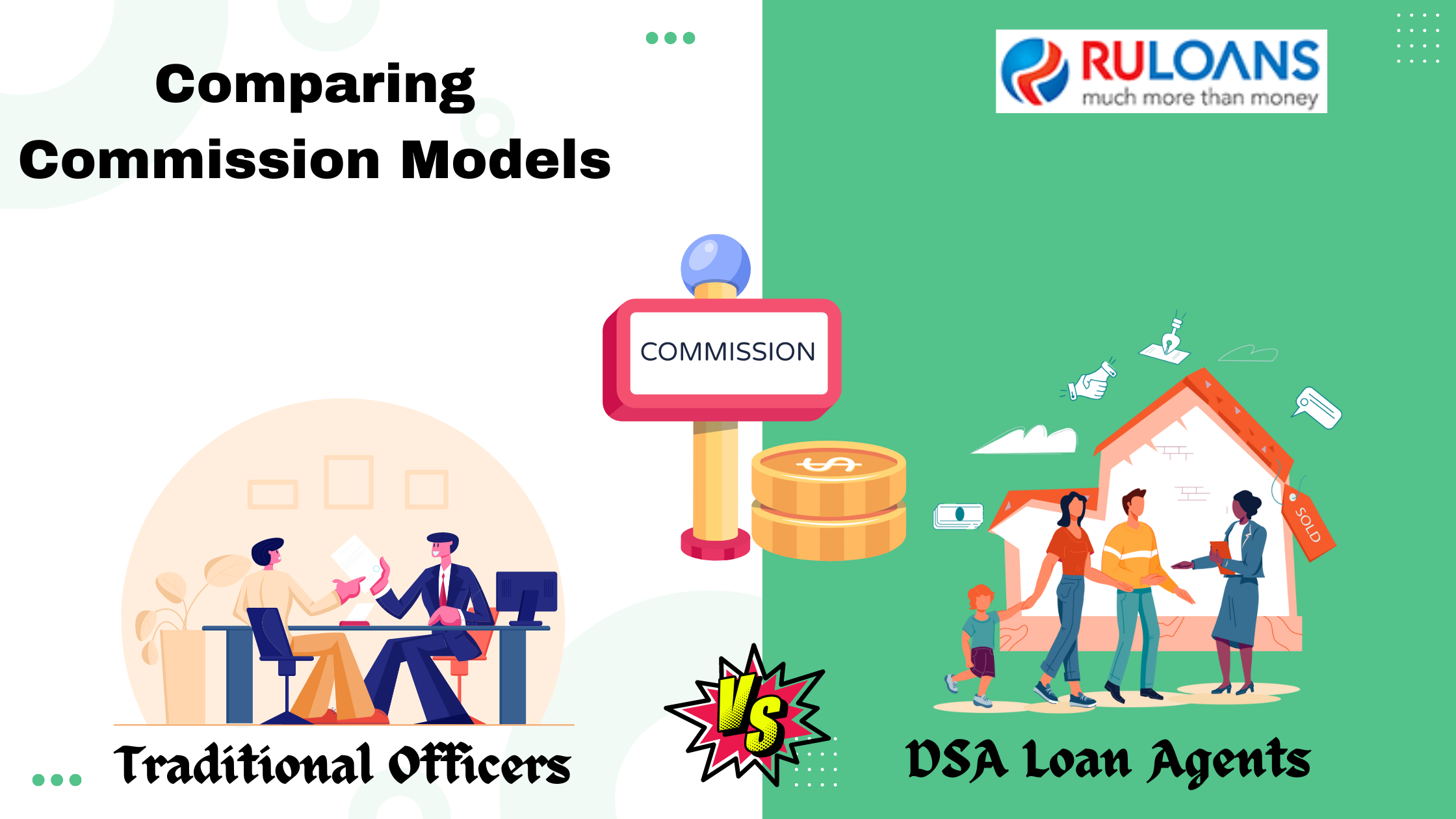 Comparing Commission Models - DSA Loan Agents vs. Traditional Loan Officers