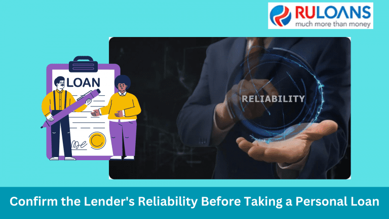 How to Confirm the Lender's Reliability Before Taking a Personal Loan